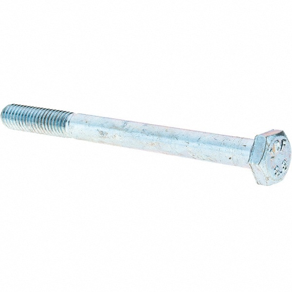 Hex Head Cap Screw: M6 x 1.00 x 70 mm, Grade 8.8 Steel, Zinc-Plated