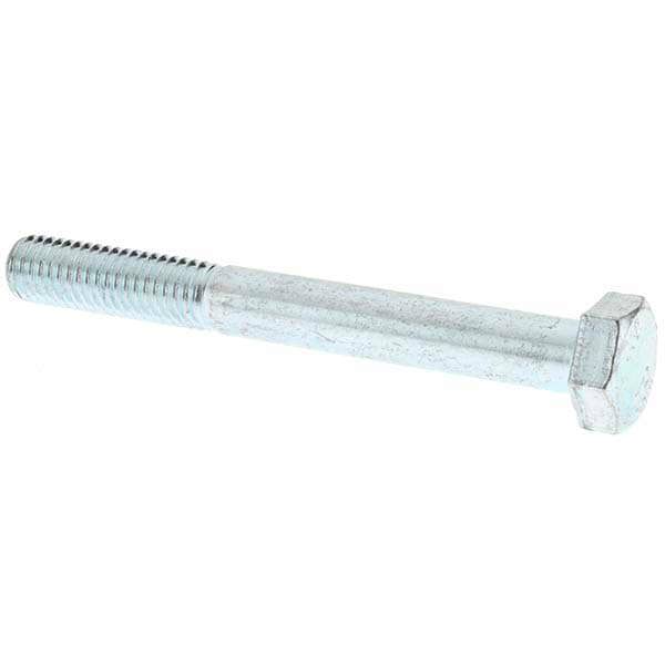 Hex Head Cap Screw: M8 x 1.25 x 70 mm, Grade 8.8 Steel, Zinc-Plated