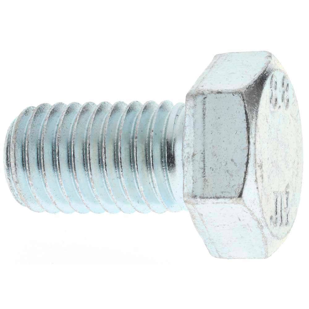 Hex Head Cap Screw: M14 x 2.00 x 25 mm, Grade 8.8 Steel, Zinc-Plated