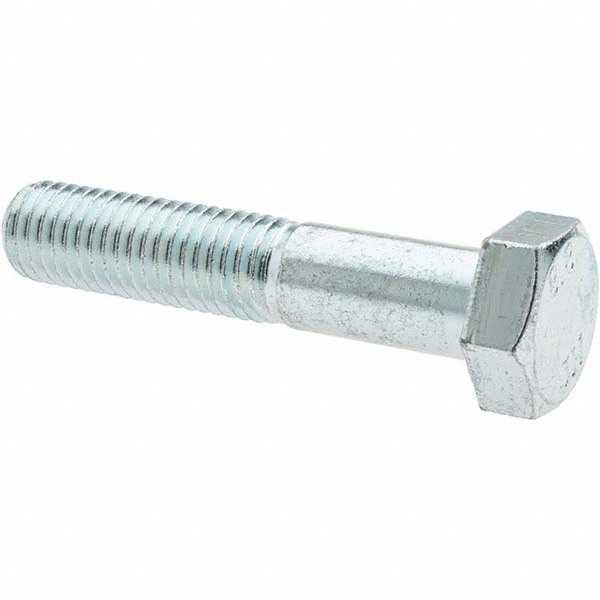 Hex Head Cap Screw: M14 x 2.00 x 70 mm, Grade 8.8 Steel, Zinc-Plated