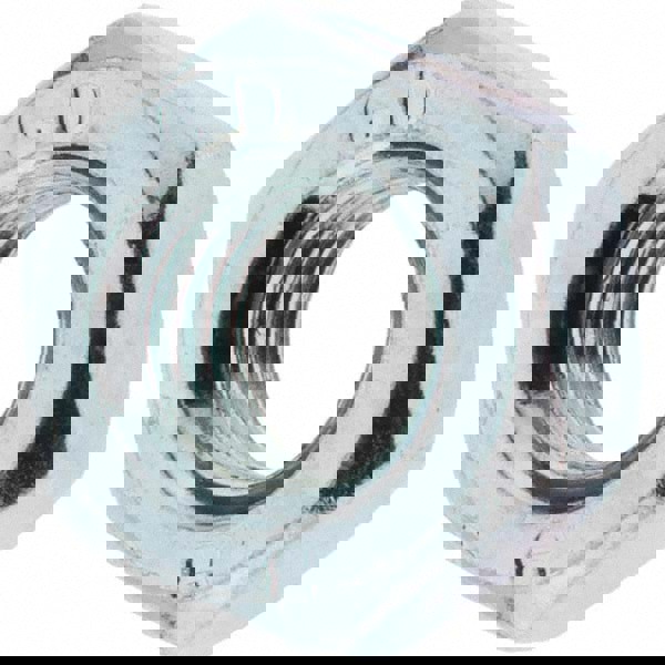 Hex Nut: M10x1.5, Grade Class 8 Steel, Zinc Finish