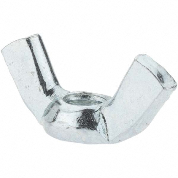 M5x0.80, Zinc Plated, Iron Standard Wing Nut