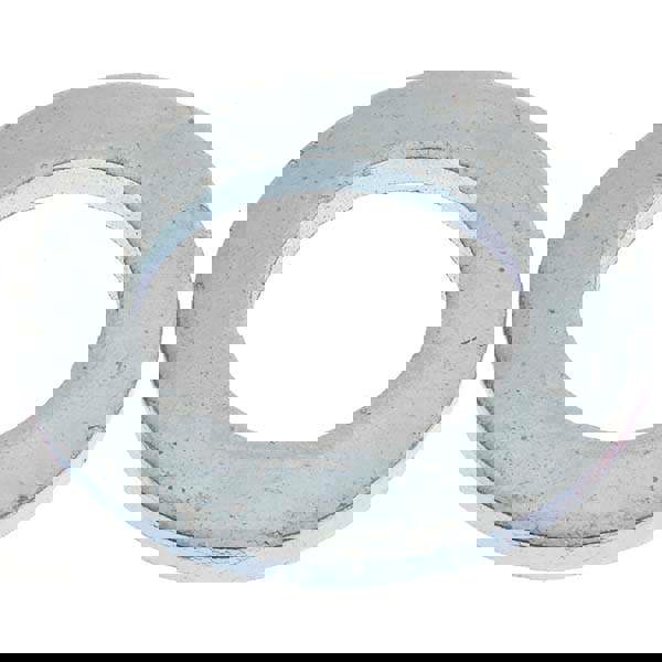 M24 Screw Standard Flat Washer: Steel, Zinc-Plated