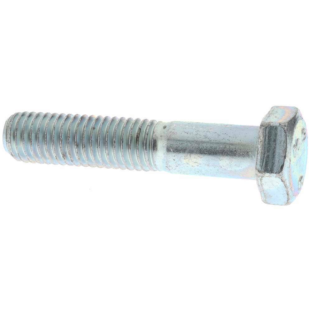 Hex Head Cap Screw: M10 x 1.50 x 50 mm, Grade 10.9 Steel, Zinc-Plated