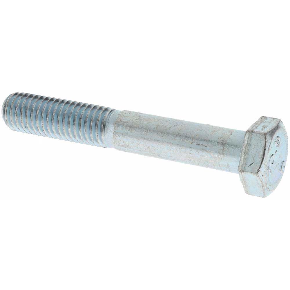 Hex Head Cap Screw: M10 x 1.50 x 65 mm, Grade 10.9 Steel, Zinc-Plated
