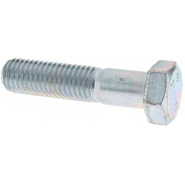 Hex Head Cap Screw: M14 x 2.00 x 60 mm, Grade 10.9 Steel, Zinc-Plated