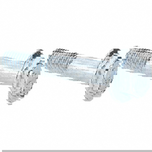 Smooth Flange Bolt: M8 x 1.25 Metric, 50 mm Length Under Head, Partially Threaded