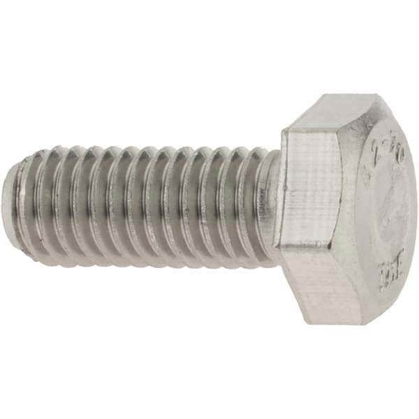Hex Head Cap Screw: M8 x 1.25 x 20 mm, Grade 18-8 & Austenitic Grade A2 Stainless Steel