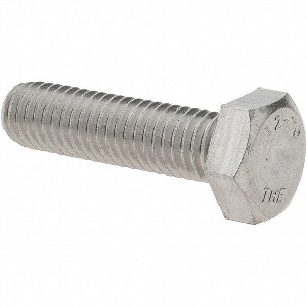 Hex Head Cap Screw: M8 x 1.25 x 30 mm, Grade 18-8 & Austenitic Grade A2 Stainless Steel