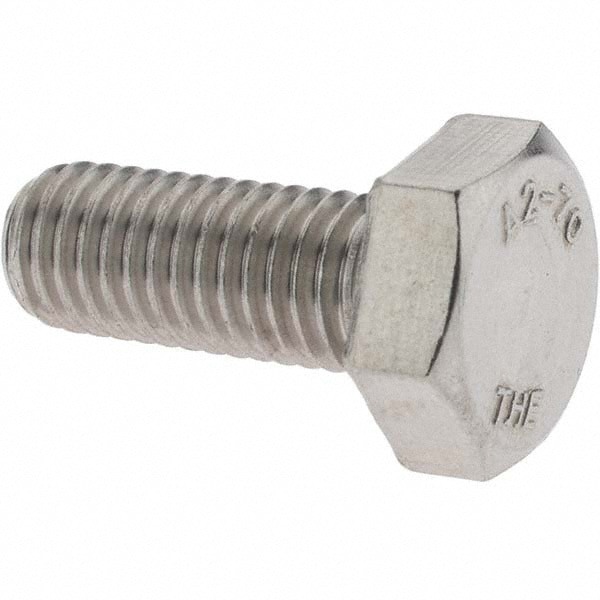 M10x1.50mm Metric Coarse, 25mm Length Under Head Hex Head Cap Screw