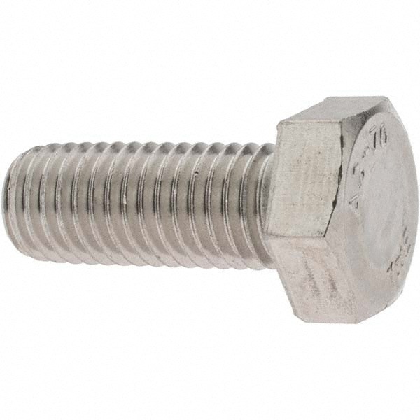 Hex Head Cap Screw: M12 x 1.75 x 30 mm, Grade 18-8 & Austenitic Grade A2 Stainless Steel
