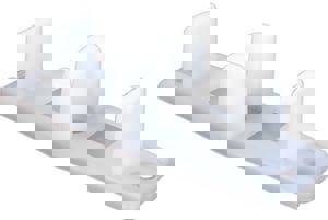 WARDROBE DR GUIDE W/ SCRW 4 PK