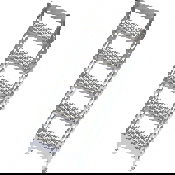 5-Step Aluminum Step Ladder: 54