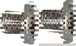 Machine Screw: M4x0.7 x 12.00 mm OAL, Flat Head, Pozidriv