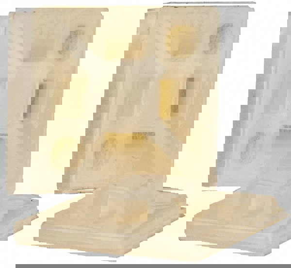 Natural (Color), Nylon, Four Way Cable Tie Mounting Base