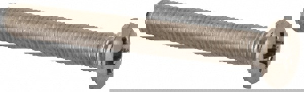 Machine Screw: M4x0.7, 35.00 mm Overall Length, Oval Head, Phillips