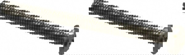 Machine Screw: M3x0.5 x 35.00 mm Length Under Head, Pan Head, Phillips