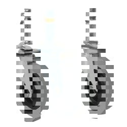 Caster Wheel: Solid Rubber