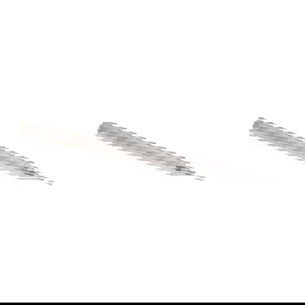 Chucking Reamer: 0.43 mm Dia, 50 mm OAL, 2.5 mm Flute Length, Spiral Flute, Straight Shank, Solid Carbide