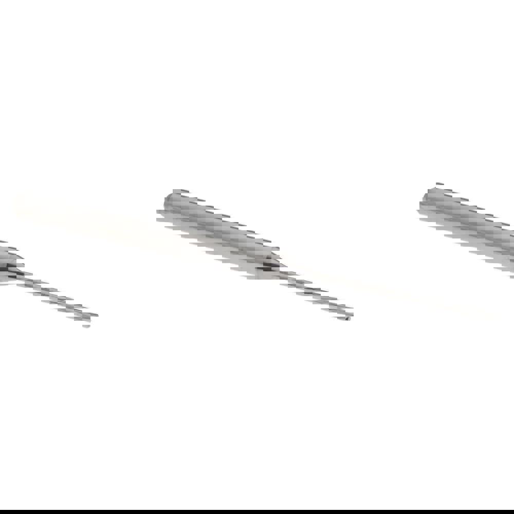 Chucking Reamer: 0.9 mm Dia, 50 mm OAL, 7 mm Flute Length, Spiral Flute, Straight Shank, Solid Carbide