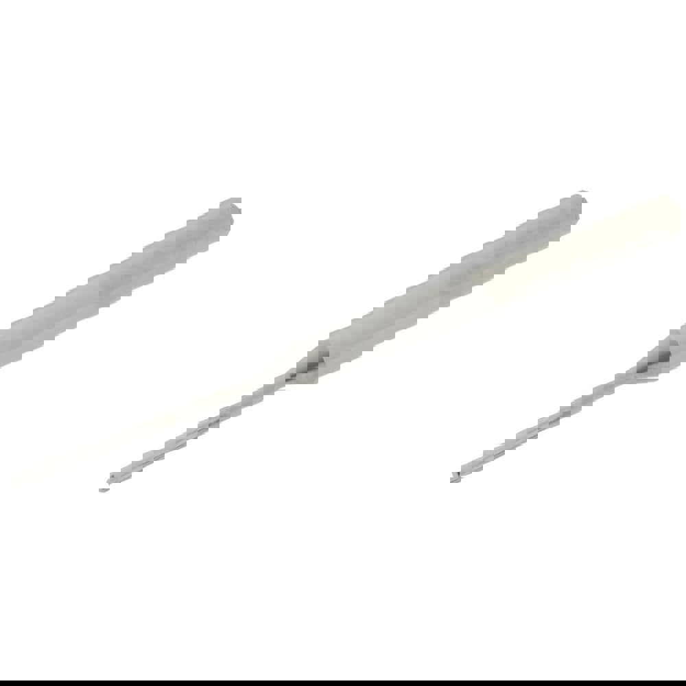 Chucking Reamer: #60, 50 mm OAL, 7 mm Flute Length, Spiral Flute, Straight Shank, Solid Carbide