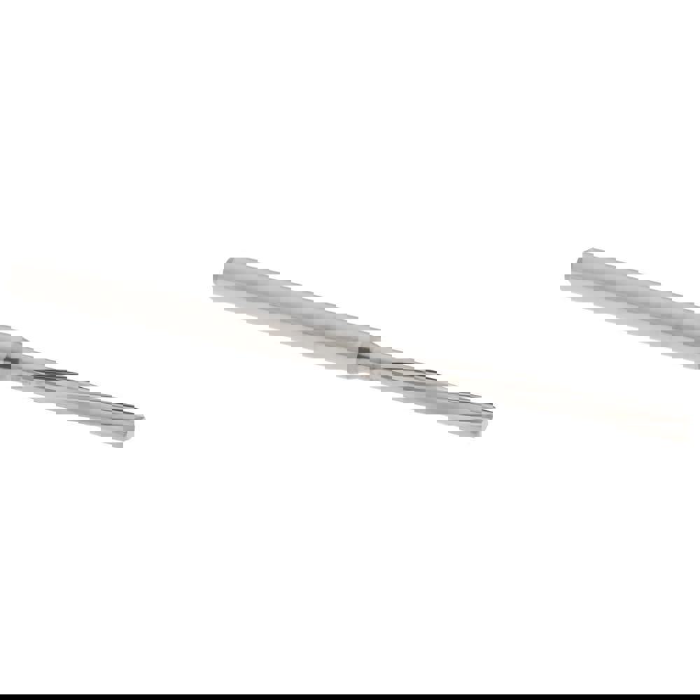 Chucking Reamer: #45, 50 mm OAL, 11 mm Flute Length, Spiral Flute, Straight Shank, Solid Carbide