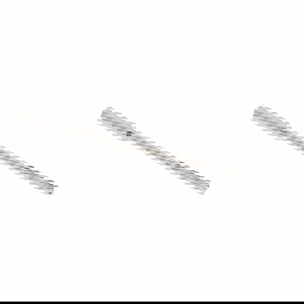 Chucking Reamer: #40, 75 mm OAL, 14 mm Flute Length, Spiral Flute, Straight Shank, Solid Carbide