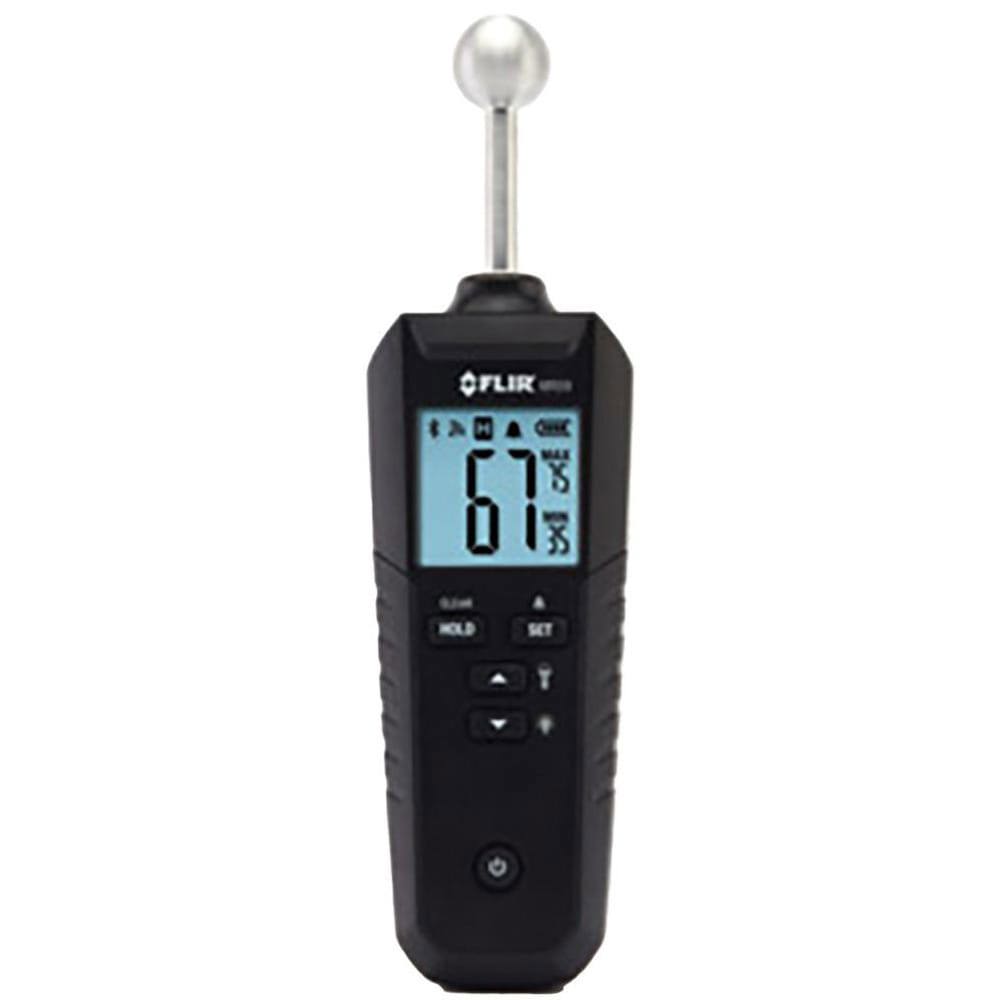 Moisture Meters & Analyzers; Product Type: Moisture Meter ; Accuracy: Relative Measurement of 0-100% Range ; Heat Source: None ; Minimum Operating Temperature: 320F ; Maximum Operating Temperature: 860F ; Maximum Relative Humidity: 100