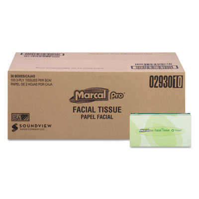 TISSUE,FACIAL,100SH,30BX