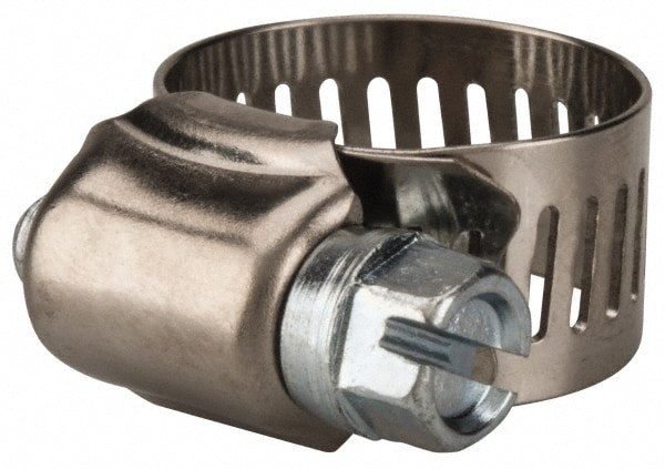 Worm Gear Clamp: SAE 6, 3/8 to 7/8