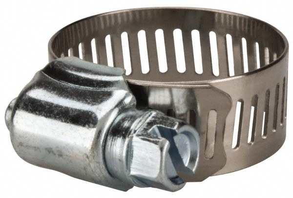Worm Gear Clamp: SAE 12, 1/2 to 1-1/4