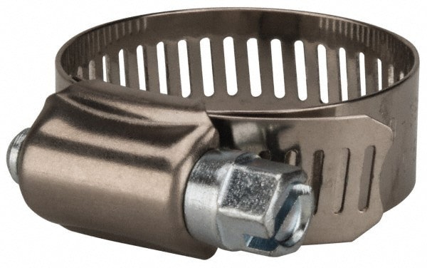 Worm Gear Clamp: SAE 16, 11/16 to 1-1/2