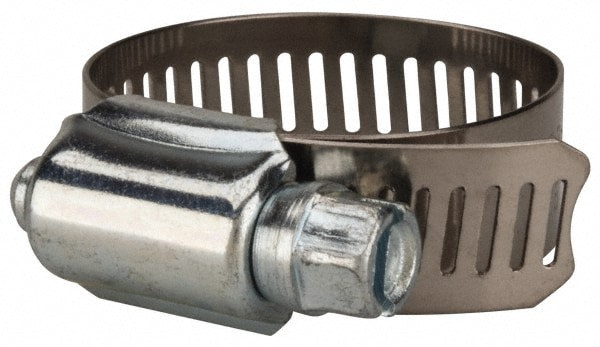 Worm Gear Clamp: SAE 16, 11/16 to 1-1/2