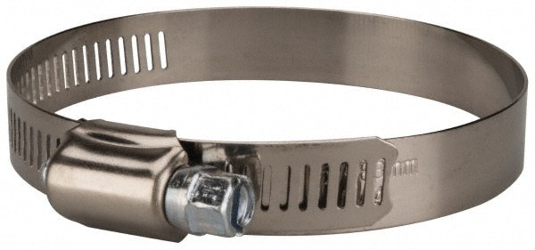 Worm Gear Clamp: SAE 44, 2-1/4 to 3-1/4