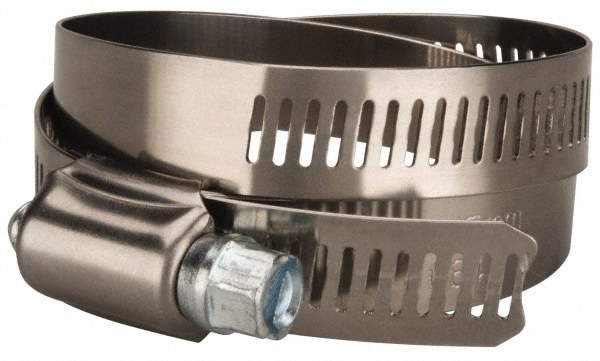 Worm Gear Clamp: SAE 64, 2-1/2 to 4-1/2