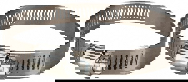 Worm Gear Clamp: SAE 60, 3-1/4 to 4-1/4