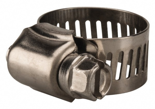 Worm Gear Clamp: SAE 6, 3/8 to 7/8