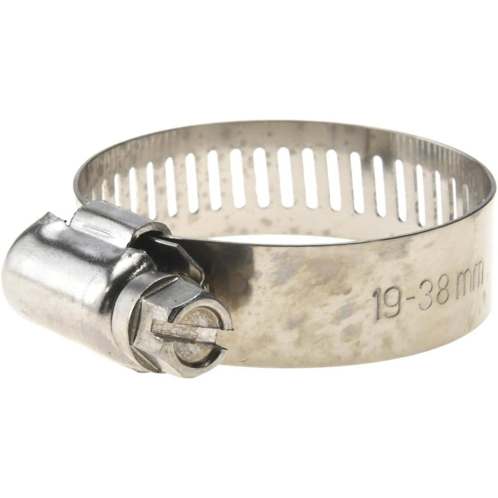 Worm Gear Clamp: SAE 16, 11/16 to 1-1/2