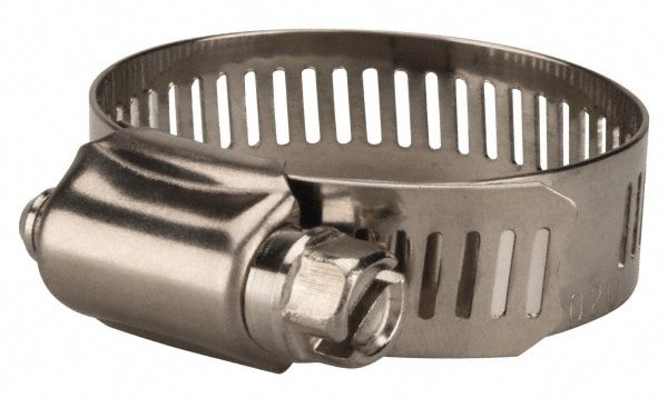 Worm Gear Clamp: SAE 20, 3/4 to 1-3/4