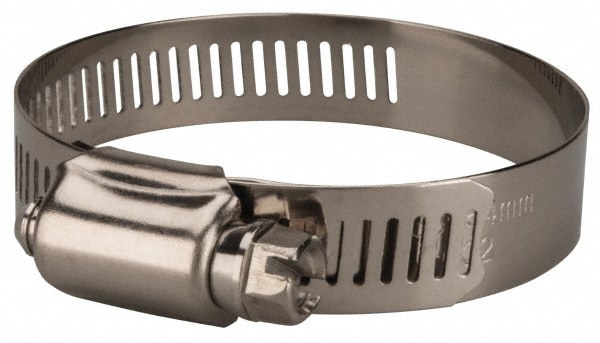 Worm Gear Clamp: SAE 32, 1-1/2 to 2-1/2