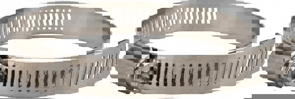 Worm Gear Clamp: SAE 60, 3-1/4 to 4-1/4
