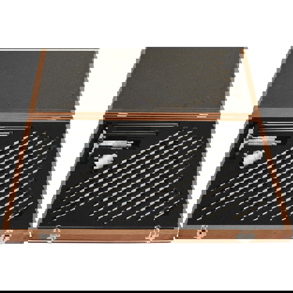 Mechanical Depth Micrometer: 12'' Range, 12 Rods