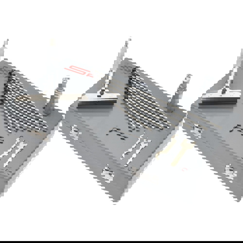 Mechanical Depth Micrometer: 6'' Range, 6 Rods