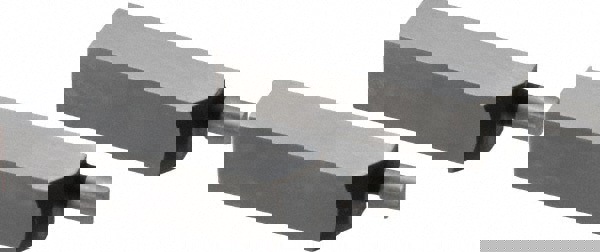 1.58 Inch Overall Length, 0.315 Inch Jaw Thickness, 0.1 Inch Radius, Gage Block Cylindrical Jaws