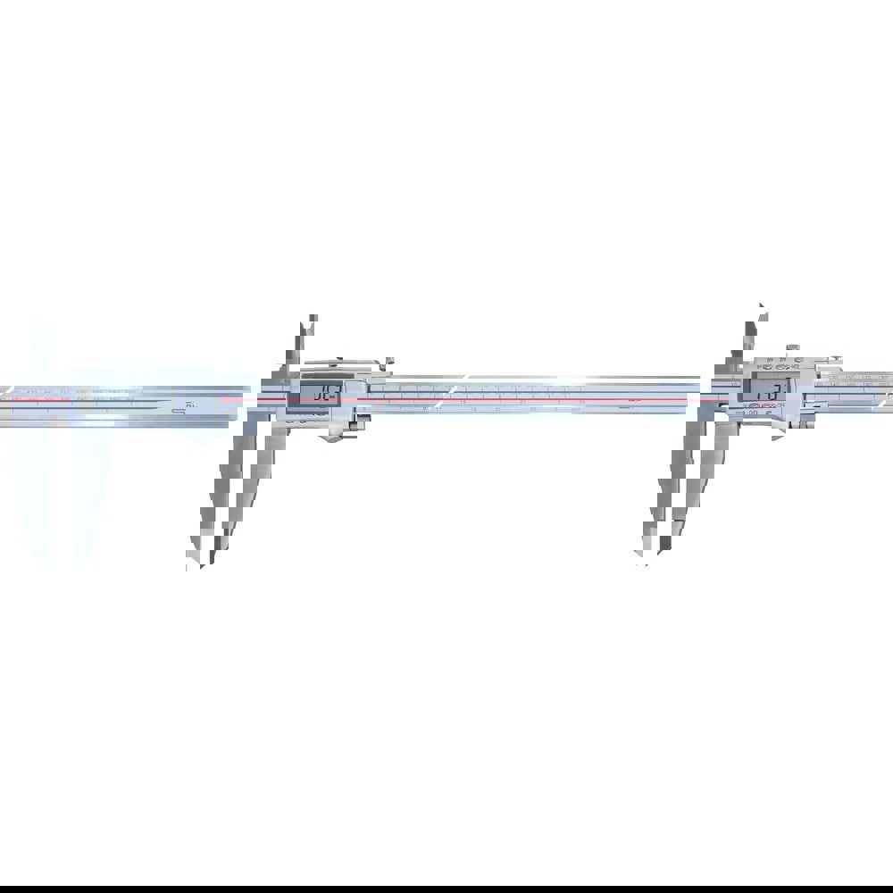 Electronic Calipers; Maximum Measurement (Decimal Inch): 24.0000 ; Data Output: SPC ; Calibrated: No ; Caliper Material: Stainless Steel ; Jaw Material: Stainless Steel ; Jaw Style: Outside