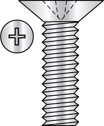 Machine Screw: #10-32 x 1-1/4