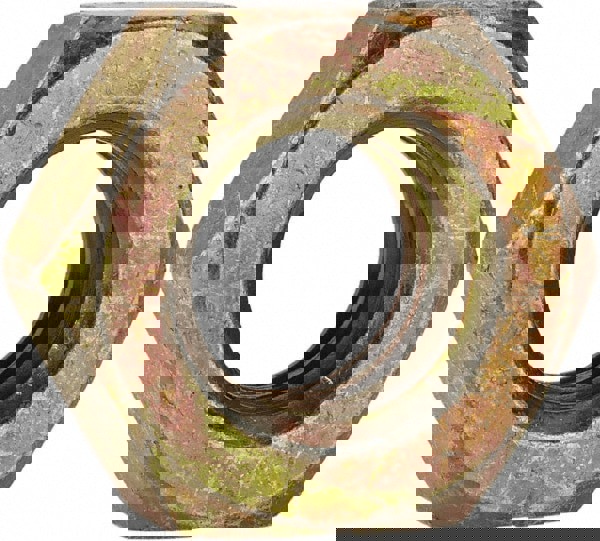 Machine Screw Hex Nut: 3/8-16, Grade A Steel, Cadmium Finish