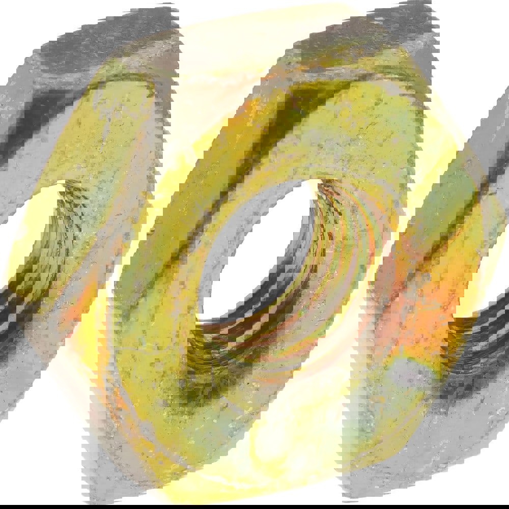 Hex Nut: #8-32, Grade A Steel, Cadmium-Plated