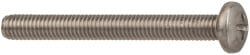Machine Screw: #0-80 x 7/16