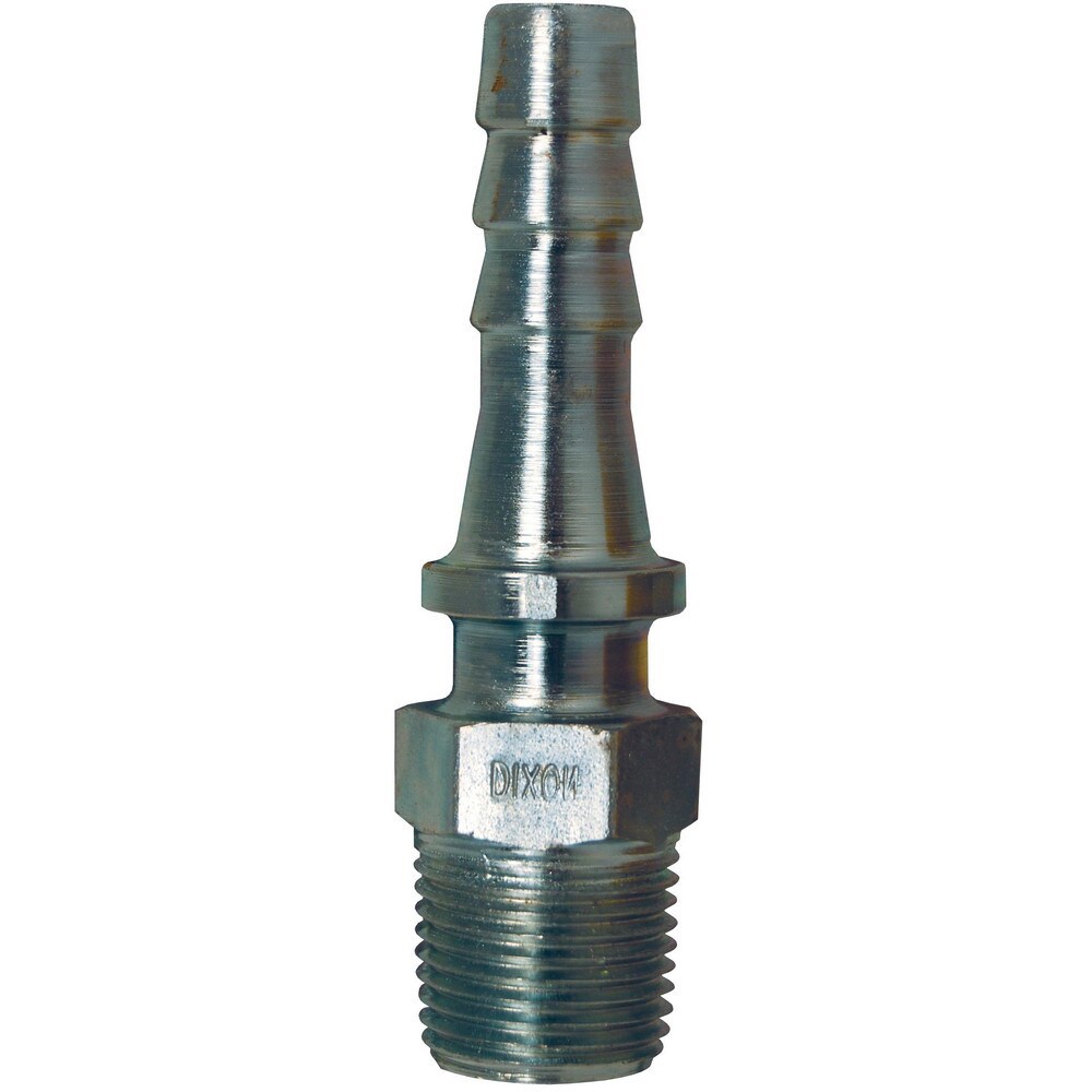 Suction & Discharge Hose Couplings; Type: Boss Male Stem ; Coupling Type: Hose x MNPT ; Coupling Descriptor: Hose Shank x MNPT ; Material: Plated Steel ; Coupler Size (Fractional Inch): 1/2 ; Thread Size: 1/2
